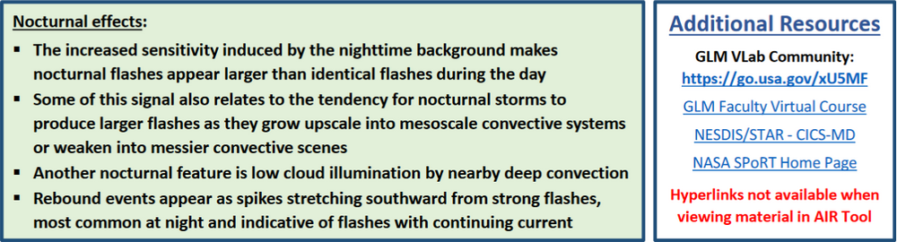 Lightning Nocturnal Effects